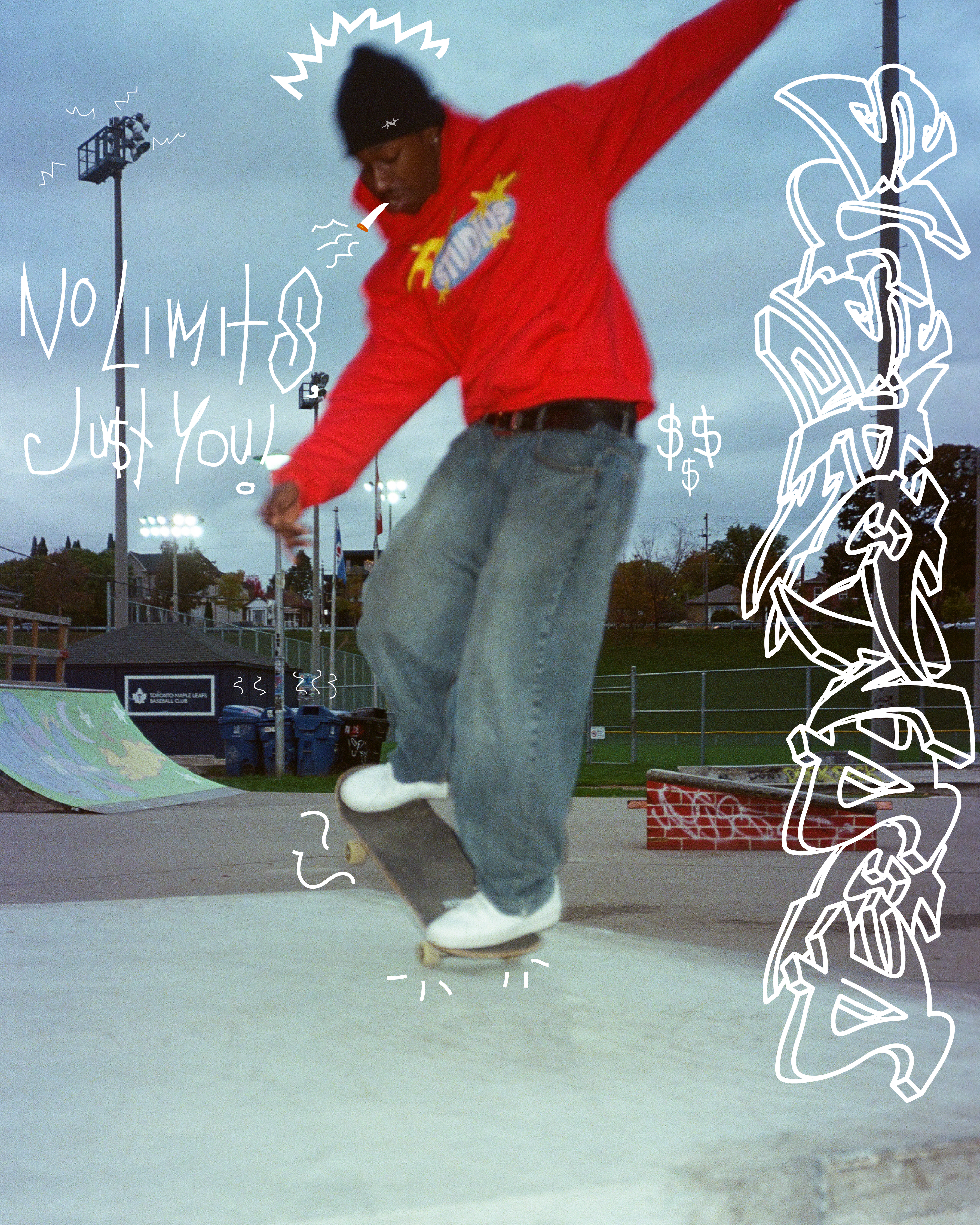 Aaron at skatepark